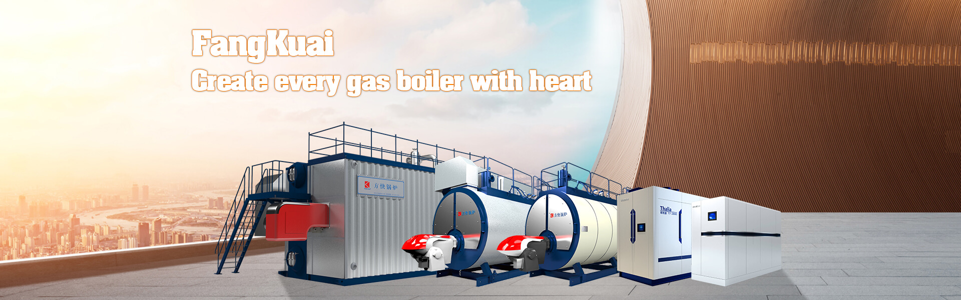 gas(oil) fired boiler